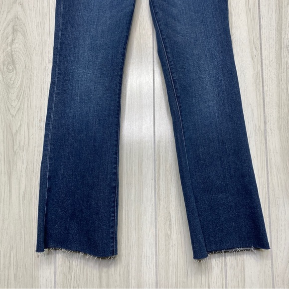 NWT DL1961 Bridget Boot High Rise Instasculpt Crop in Eco Dark Raw size 27 - Picture 5 of 15